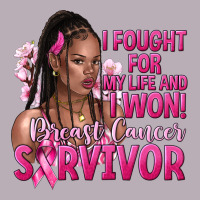 I Fought For My Life And I Won Afro Woman Vintage Tee | Teevron