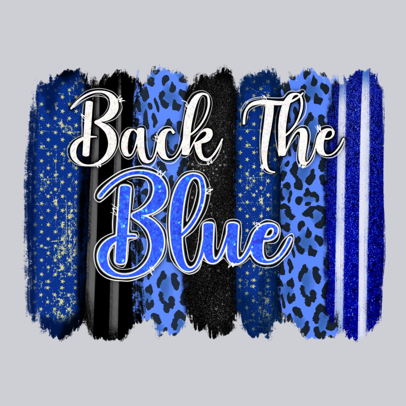 Back The Blue Brushstrokes Heavyweight Sweatshirt by FaDigitalArtStudio | Teevron