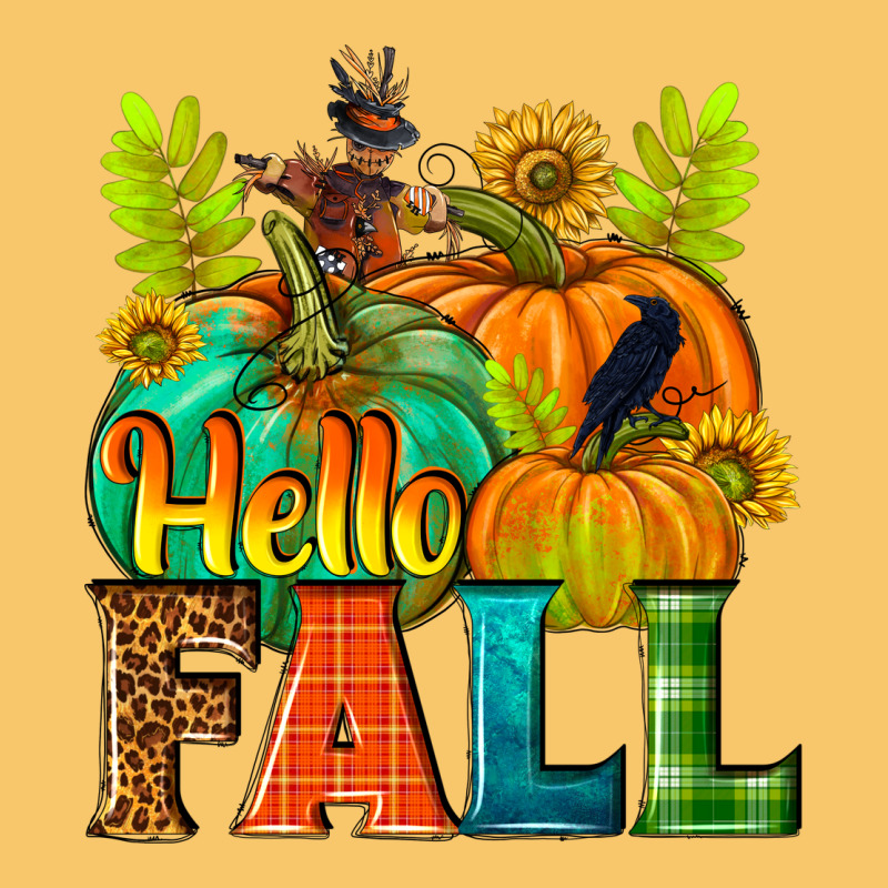 Hello Fall Vintage Hoodie by NancyCooperArtShop | Teevron