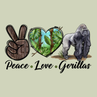 Peace Love Gorillas Heavyweight Hoodie | Teevron