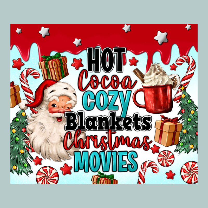 Hot Cocoa Cozy Blankets Christmas Movies Tumbler Heavy Core Tee by MaliasSmallBusiness | Teevron