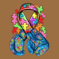 Autism Awareness With Boxing Gloves Vintage Tee | Teevron