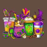 Mardi Gras Coffee Cups Cowgirl Long Sleeve Tee | Teevron