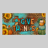Give Thanks License Plate Premium Tee | Teevron