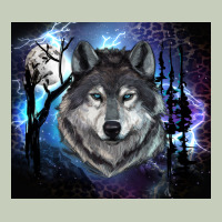 Wolf And Full Moon Classic Tee | Teevron