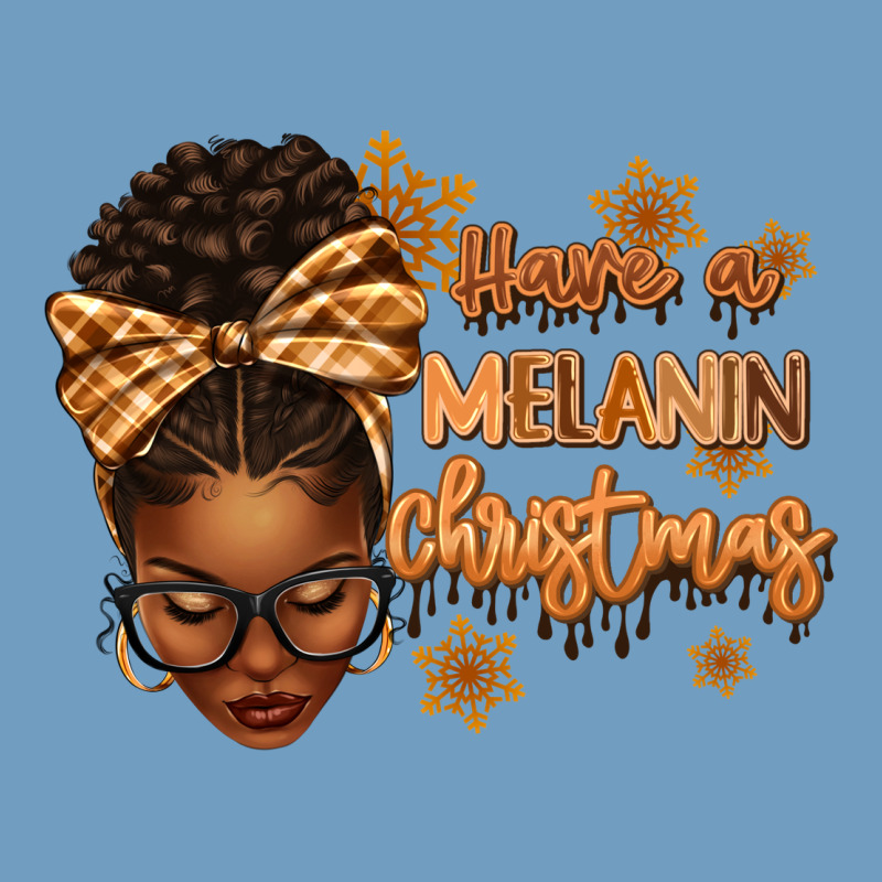 Have A Melanin Christmas Afro Woman Urban Heavy Tee by texasbilliewilder | Teevron