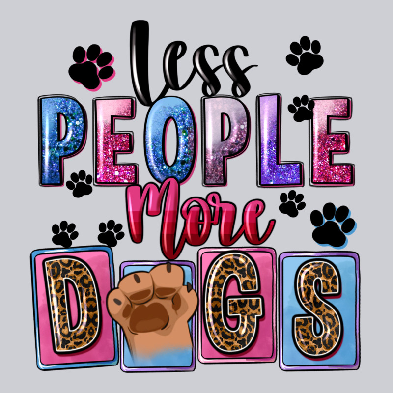 Less People More Dogs Mother's Day Heavyweight Sweatshirt by FaDigitalArtStudio | Teevron
