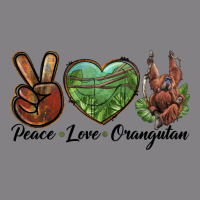 Peace Love Orangutan Heavyweight Hoodie | Teevron