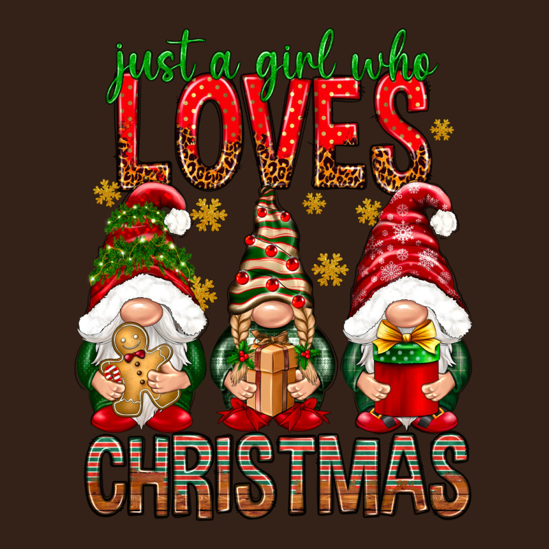 Just A Girl Who Loves Christmas Heavy Core Tee by NancyCooperArtShop | Teevron