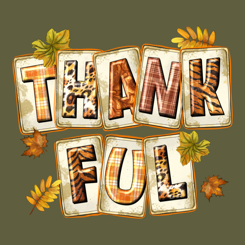 Thankful With Plate Vintage Tee by texasbilliewilder | Teevron
