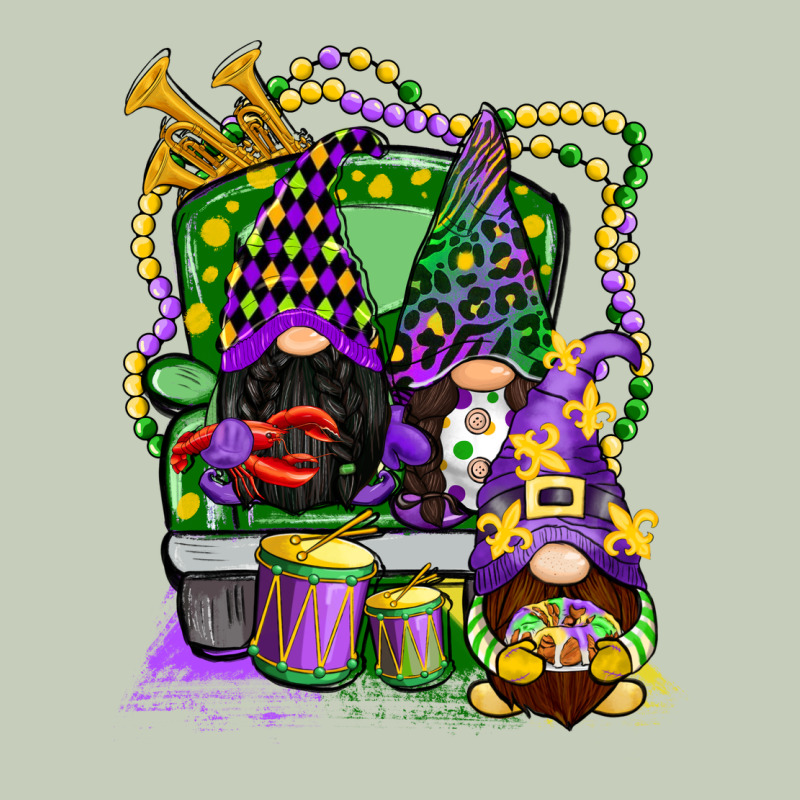 Mardi Gras Gnomies Truck Long Sleeve Tee by CowGirlArtShop | Teevron