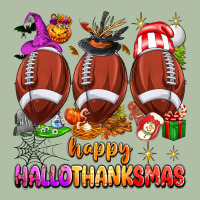 Happy Hallothanksmas Football Urban Heavy Tee | Teevron