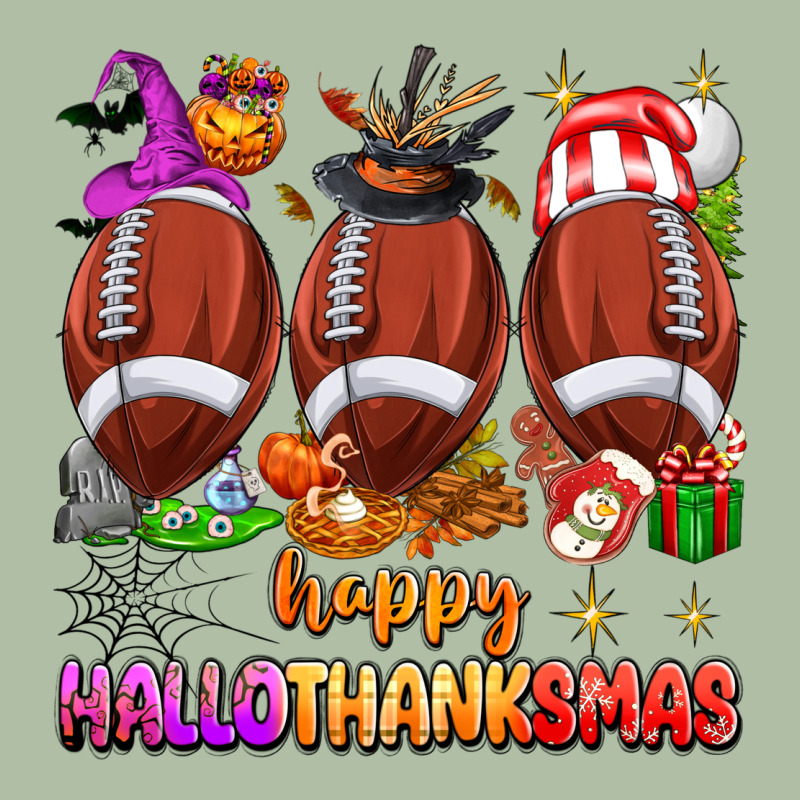 Happy Hallothanksmas Football Urban Heavy Tee by texasbilliewilder | Teevron
