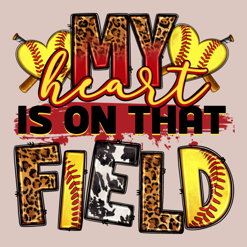 Softball My Heart Is On That Field Premium Hoodie by RanaPortraitStore | Teevron