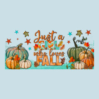 Just A Girl Who Loves Fall Libbey Glass Ladies Tee | Teevron