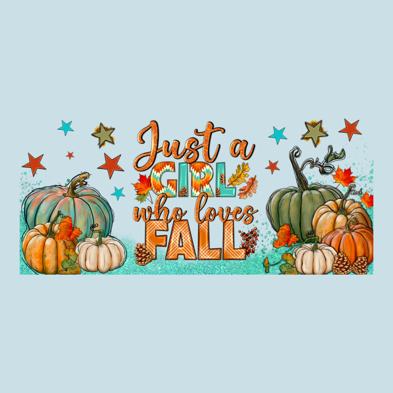 Just A Girl Who Loves Fall Libbey Glass Ladies Tee by BundleAndBundleShop | Teevron