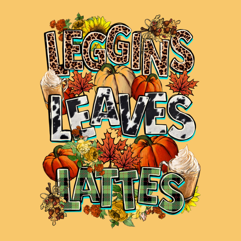 Leaves Lattes Fall Pumpkin Vintage Hoodie by NancyCooperArtShop | Teevron
