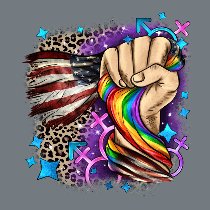 Lgbtq+ And American Flag Heavyweight Sweatshirt by FaDigitalArtStudio | Teevron