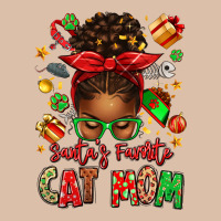 Santas Favorite Cat Mom Urban Heavy Tee | Teevron
