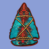 Turquoise Glitter Aztec Arrowhead Long Sleeve Tee | Teevron