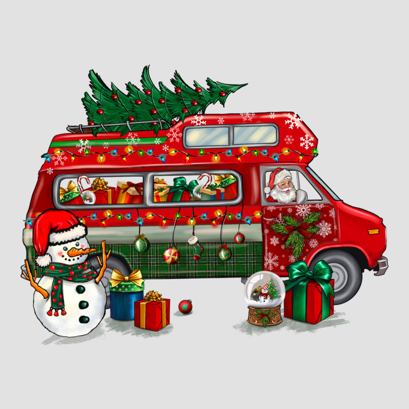 Christmas Santa Claus With Retro Van Premium Hoodie by BundleAndBundleShop | Teevron