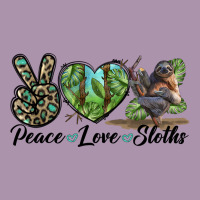 Peace Love Sloths Heavyweight Hoodie | Teevron