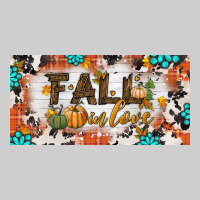 Fall In Love License Plate Premium Tee | Teevron