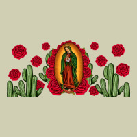Lady Of Guadalupe Cactus Rose Heavy Core Tee | Teevron