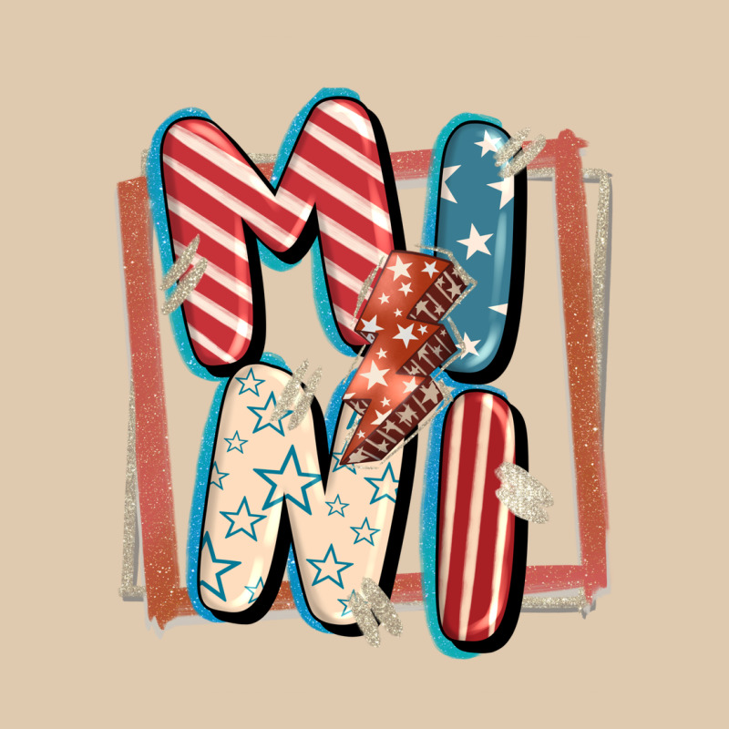4th Of July Mini With Lightning Bolt Heavyweight Sweatshirt by FaDigitalArtStudio | Teevron