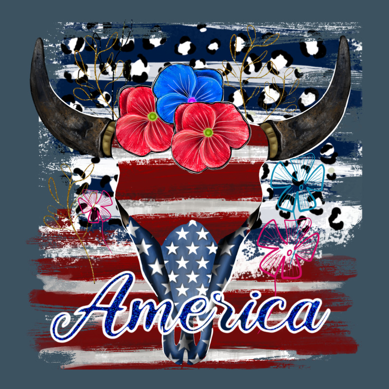 Bull Skull America Urban Heavy Tee by JahusDesignShop | Teevron
