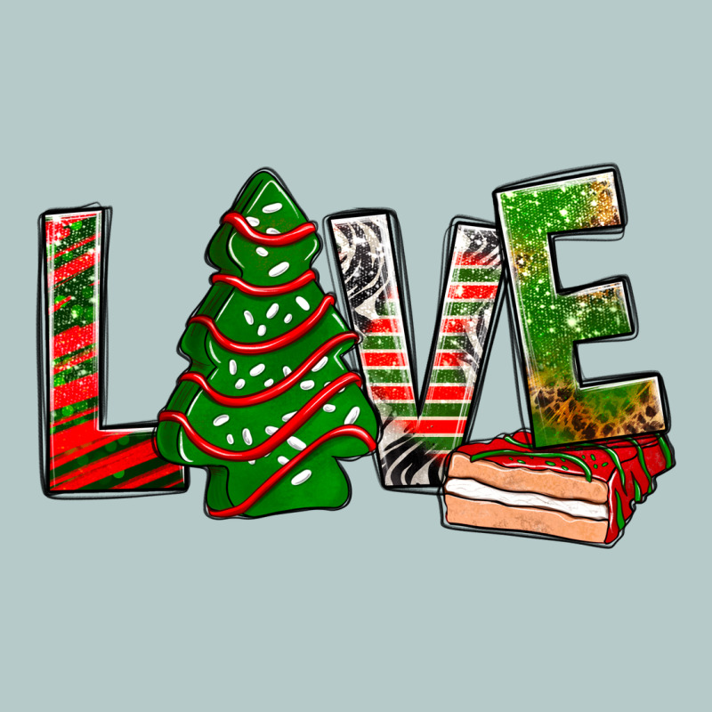 Love Christmas Tree Cake Heavy Core Tee by NancyCooperArtShop | Teevron