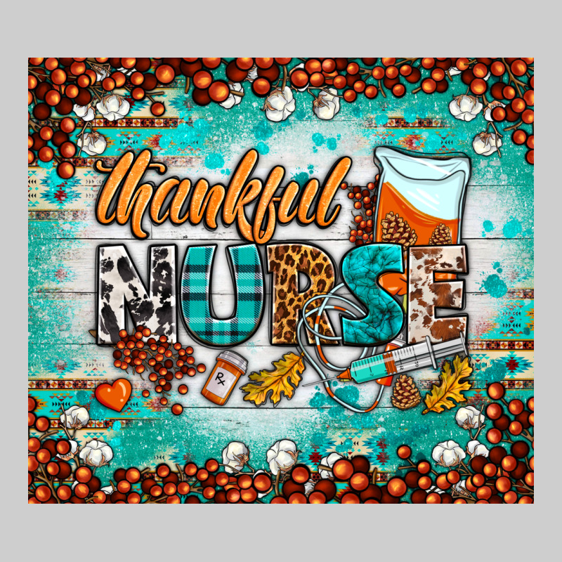 Thankful Nurse Fall Tumbler Premium Tee by BundleAndBundleShop | Teevron
