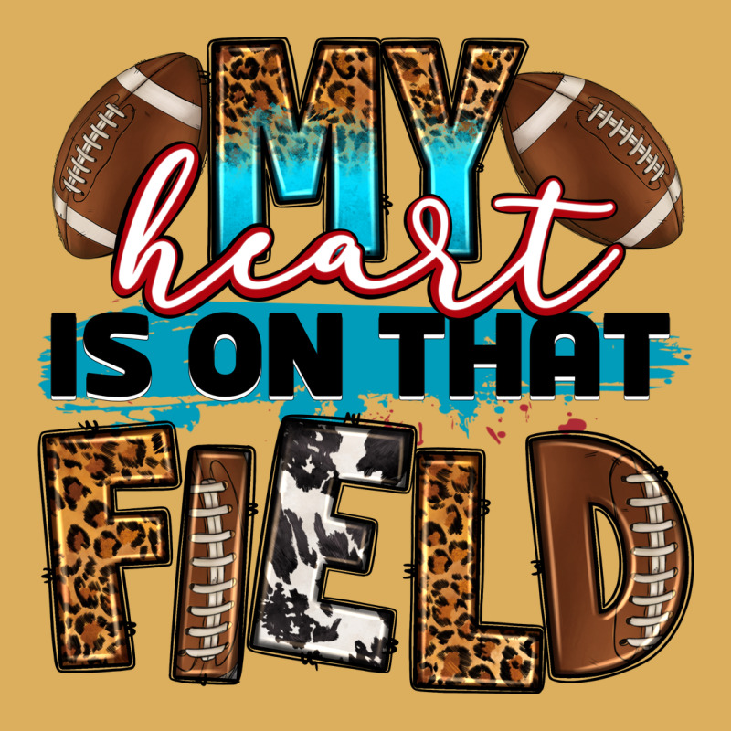 My Heart Is On That Field Football Premium Hoodie by RanaPortraitStore | Teevron