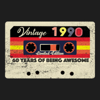 Vintage 1990 60th Birthday Cassette 30 Years Old 60 Years Classic Tee | Teevron