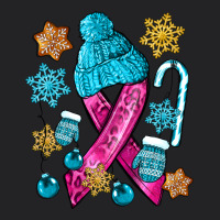 Winter Breast Cancer Ribbon Vintage Tee | Teevron