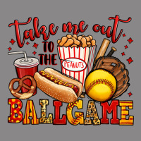 Take Me Out To The Ball Game Softball Vintage Tee | Teevron