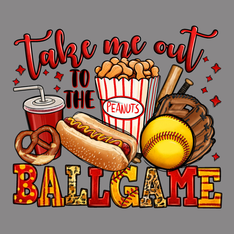 Take Me Out To The Ball Game Softball Vintage Tee by Jasminsmagicworld | Teevron