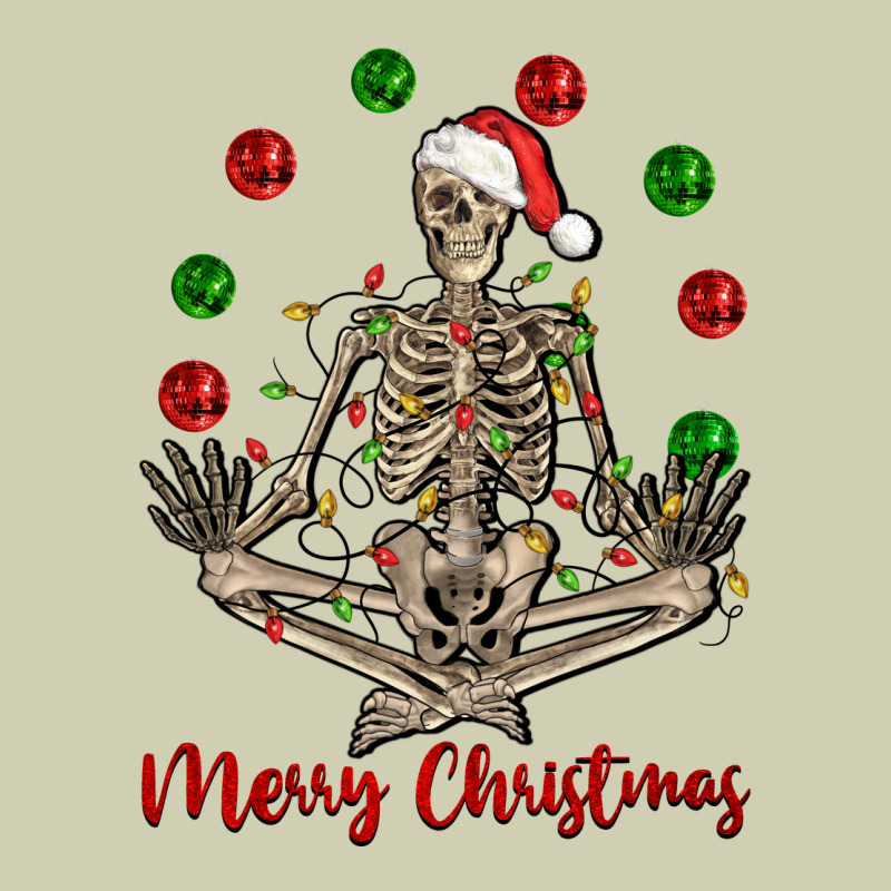 Merry Christmas Skeleton Heavy Core Tee by NancyCooperArtShop | Teevron