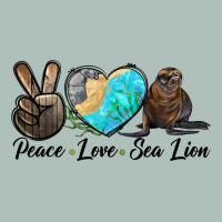 Peace Love Sea Lion Heavyweight Hoodie | Teevron
