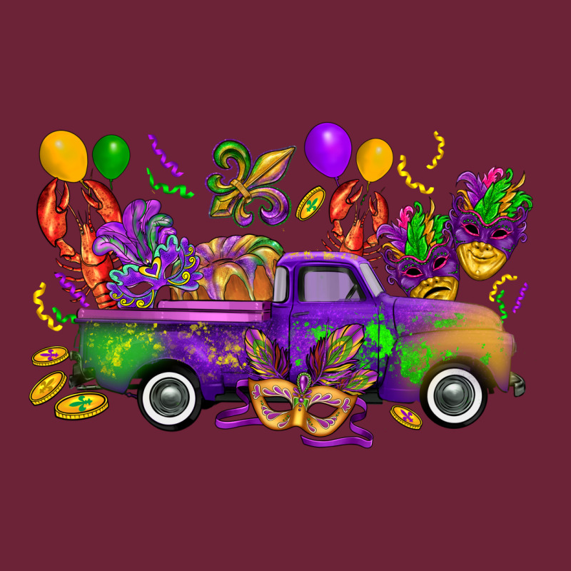 Mardi Gras Truck Long Sleeve Tee by CowGirlArtShop | Teevron