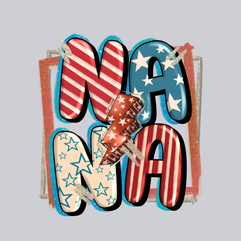 4th Of July Nana With Lightning Bolt Heavyweight Sweatshirt by FaDigitalArtStudio | Teevron
