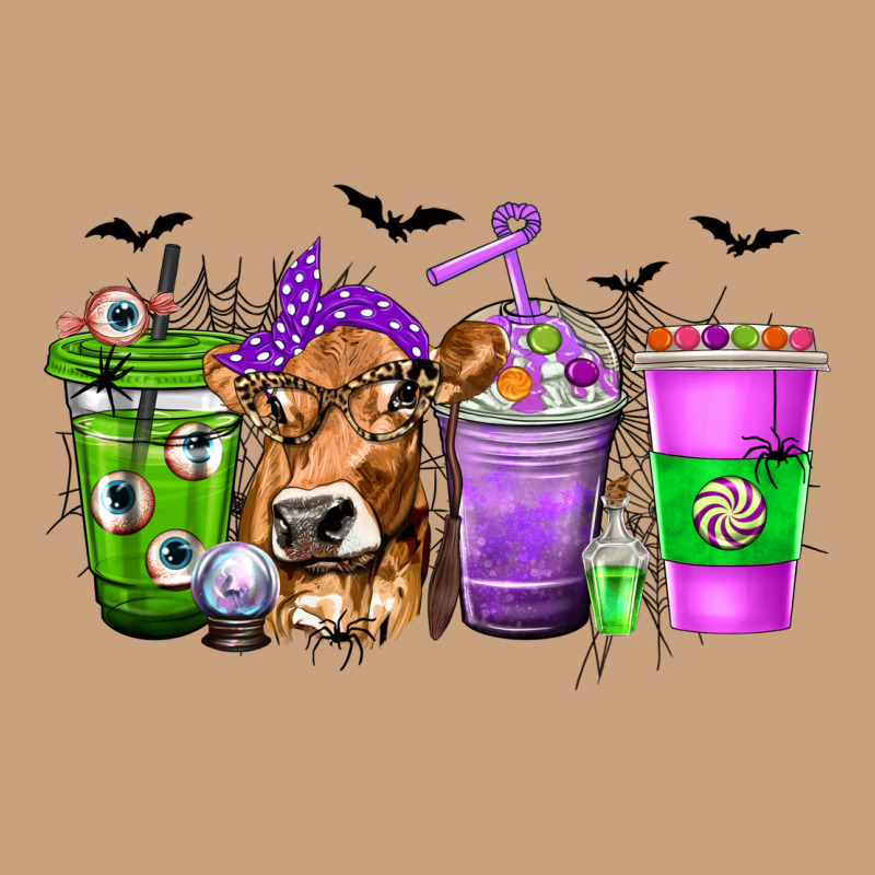 Coffee Cups With Cow And Halloween Vintage Tee by texasbilliewilder | Teevron