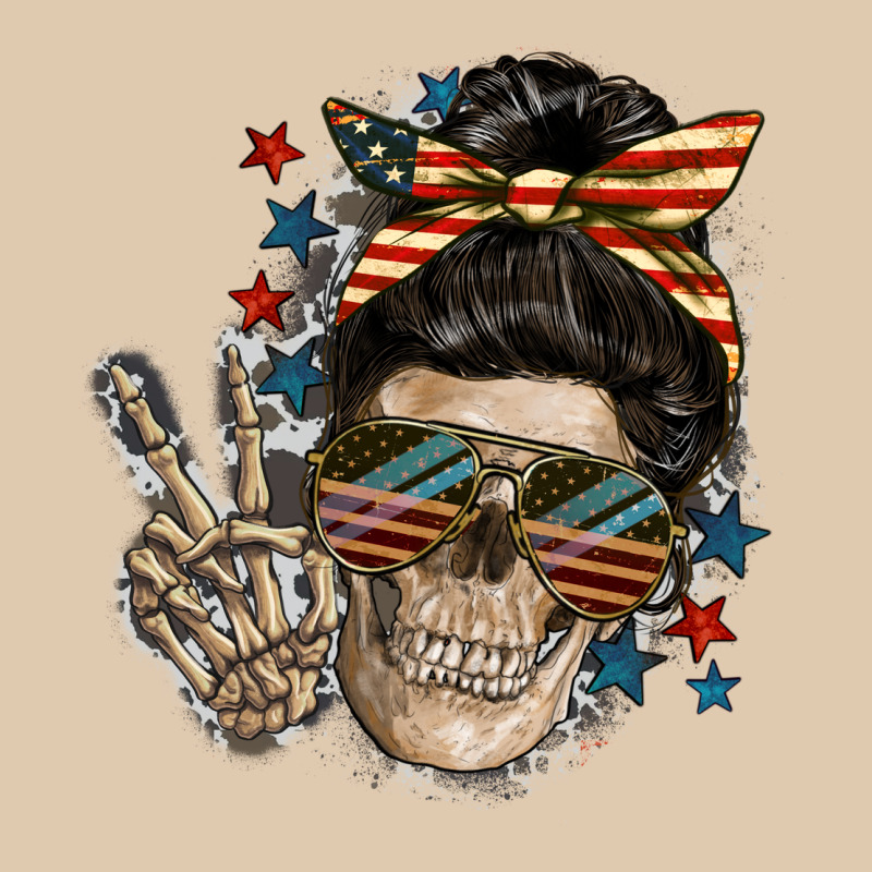 American Mother Skull Heavyweight Sweatshirt by FaDigitalArtStudio | Teevron