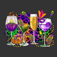 mardi gras wine glasses cowgirl | Teevron