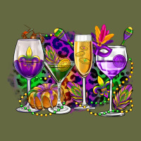 Mardi Gras Wine Glasses Cowgirl Long Sleeve Tee | Teevron