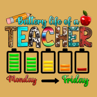 Battery Life Of A Teacher Monday Friday Premium Hoodie | Teevron