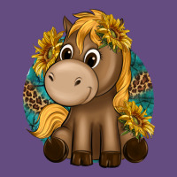 Cute Baby Horse Amd Sunflowers Vintage Hoodie | Teevron