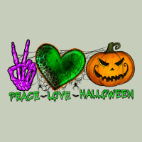 Peace Love Halloween Ladies Tee | Teevron