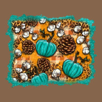 Fall Pumpkin Distressed Background Premium Tee | Teevron