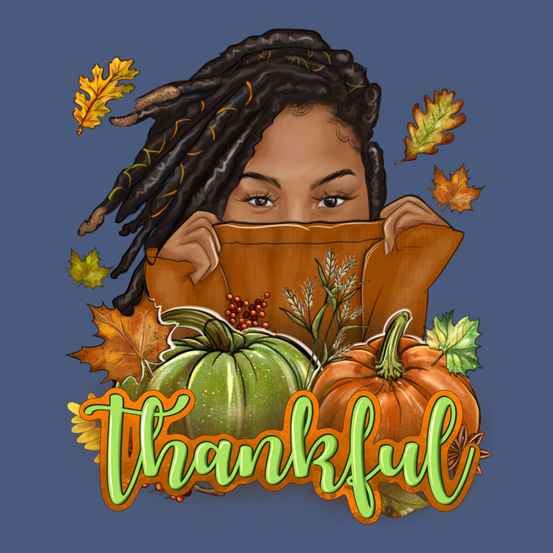 Thankful Fall With Black Girl Vintage Hoodie by NancyCooperArtShop | Teevron